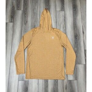 Spyder Active Orange Men’s Large Lightweight Hoodie Shirt Pullover ProWeb